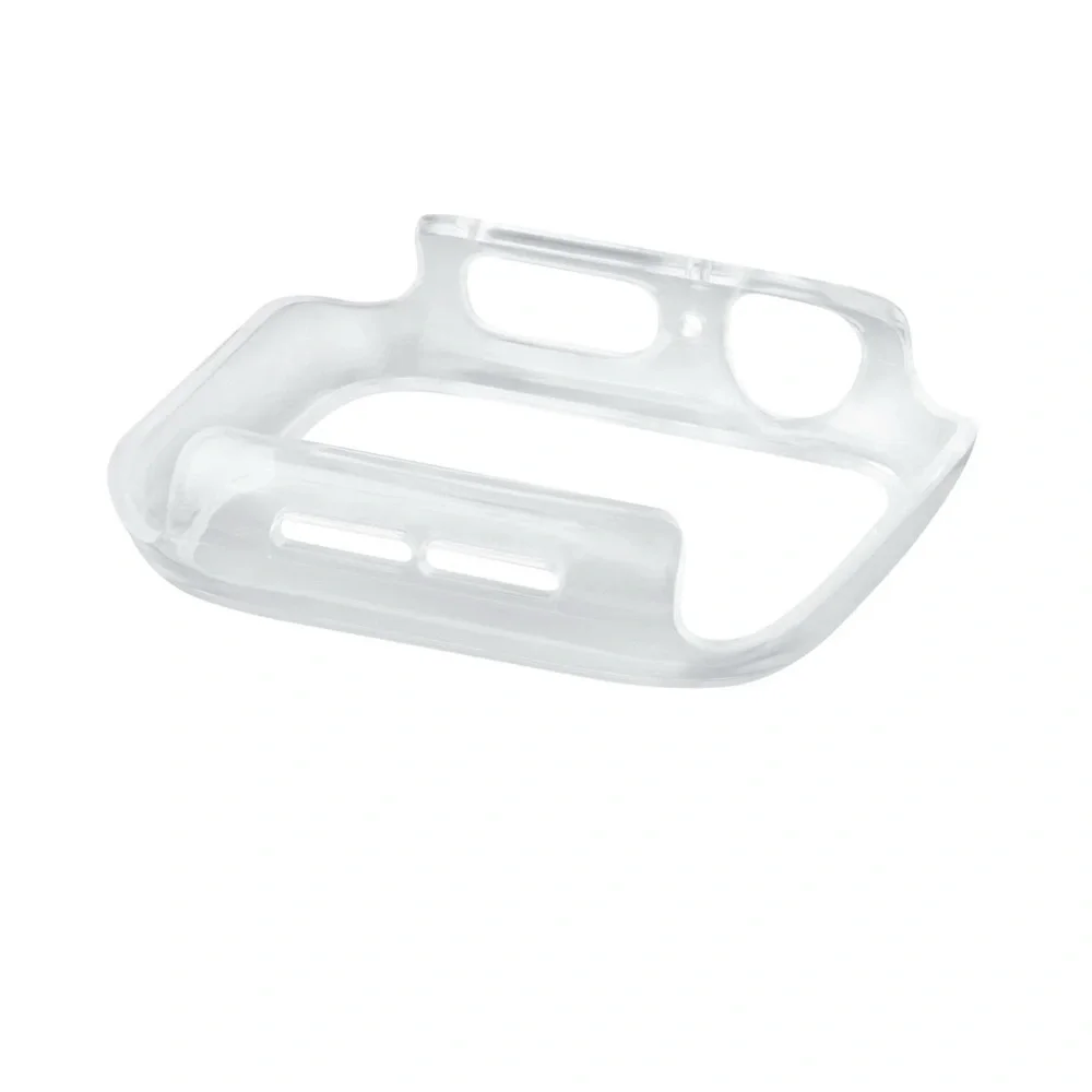 Onn Clear Bumper With Screen Protector For Apple Watch 38 mm